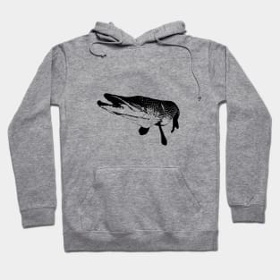 Pike black design Hoodie